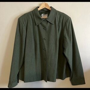 Pendleton Forest Green Button-Up Jacket